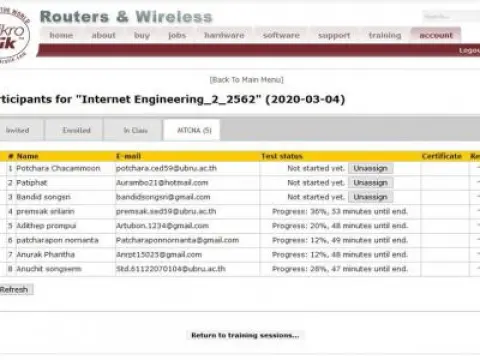 อบรม MikroTik